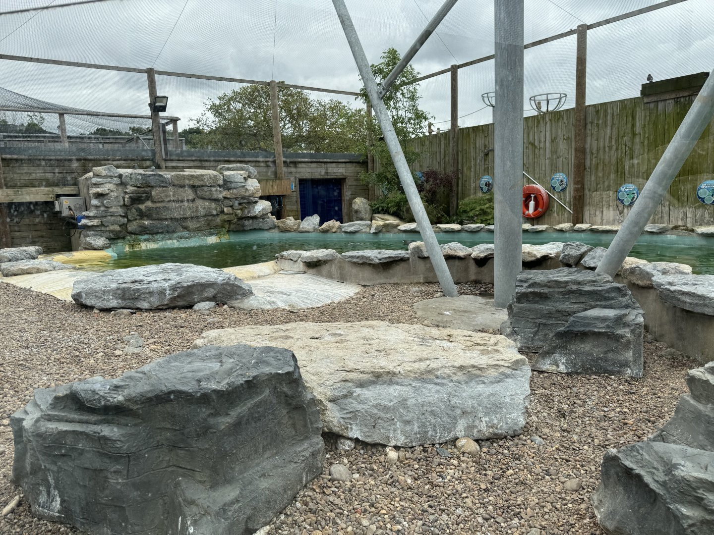 Penguin Enclosure at Woodside Wildlife Park (May 2024)