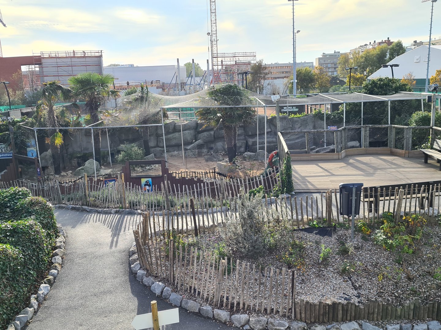 Penguin enclosure - Top view