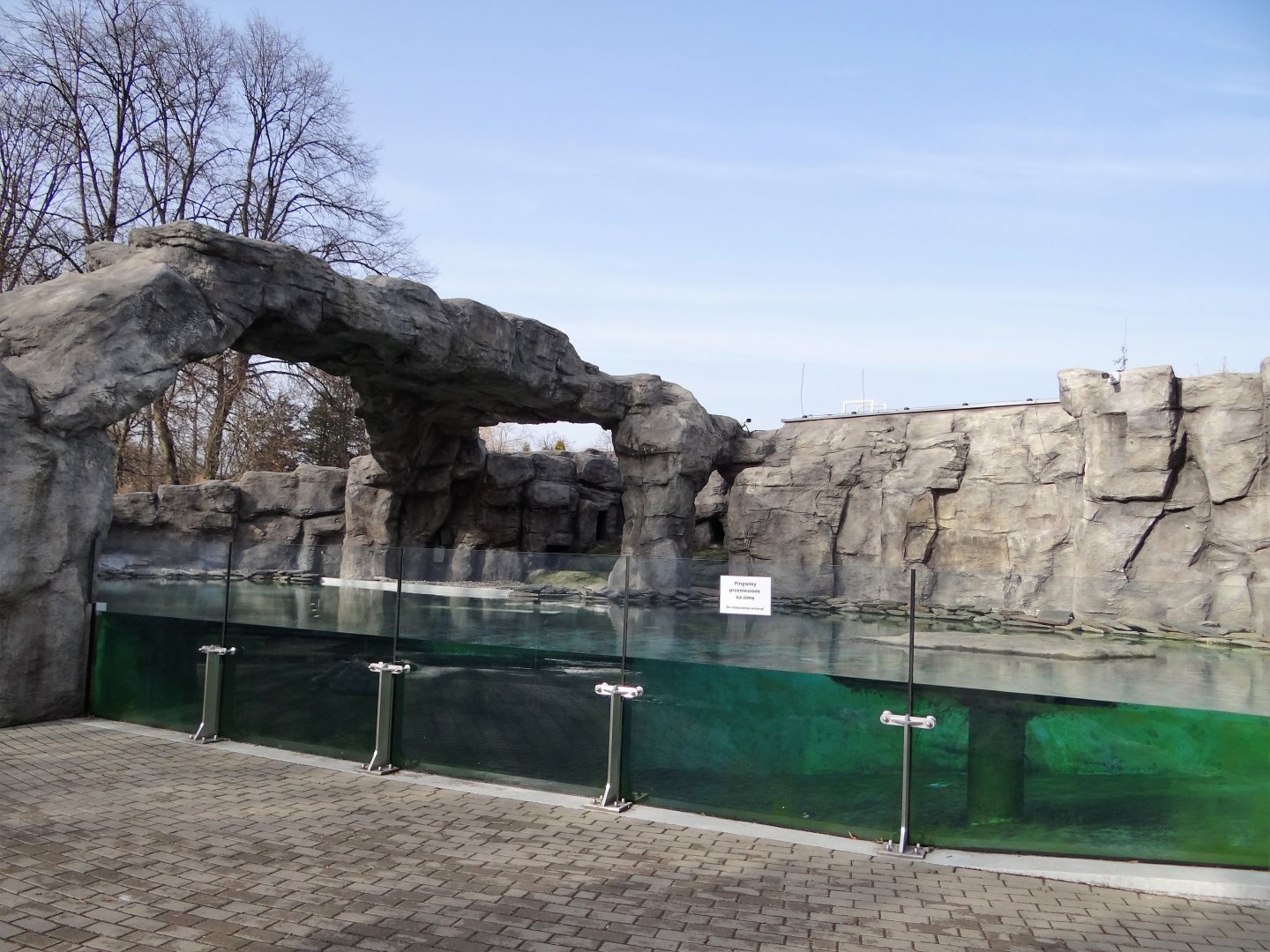 Penguin enclosure
