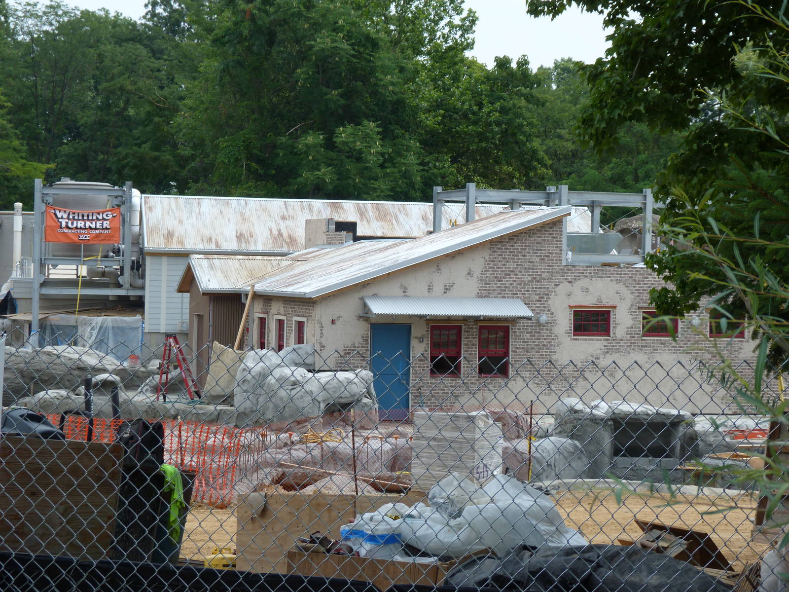Penguin Exhibit Construction - July 2014
