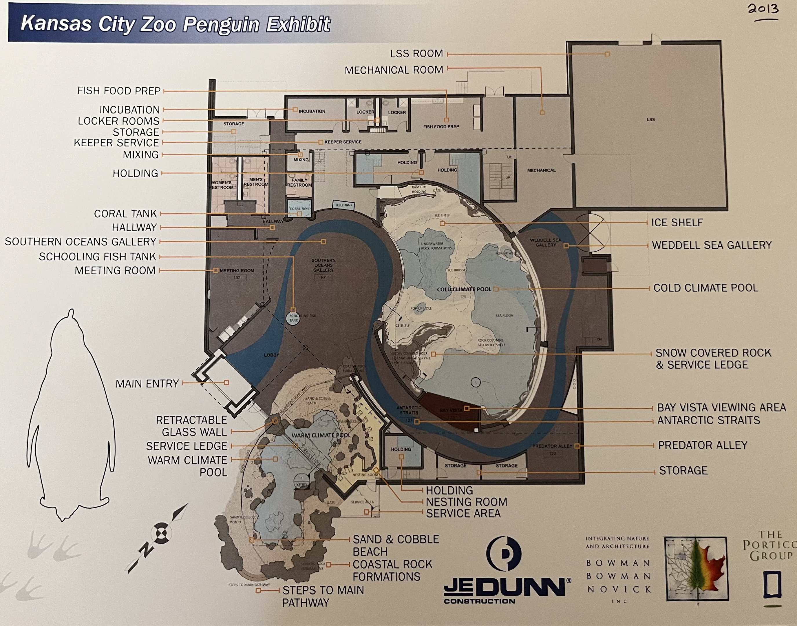 Penguin Exhibit Map - 2013