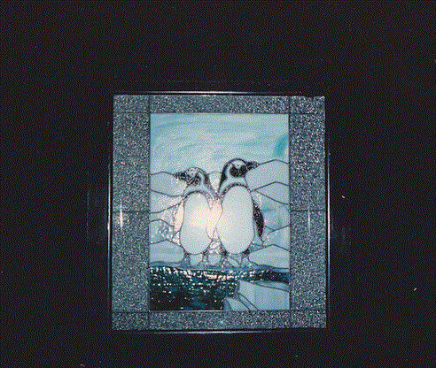 Penguin Glass Art