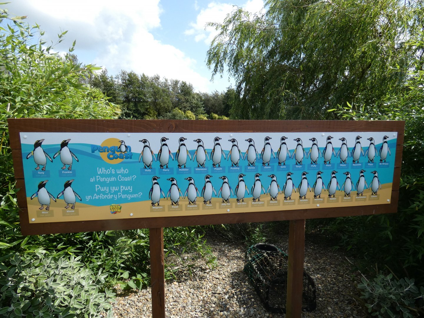Penguin ID signage