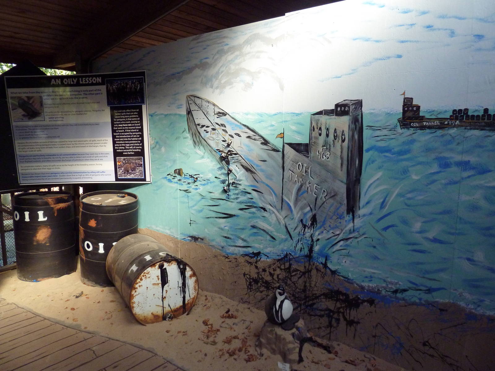 Penguin Plunge (Temporary Exhibit) - Signage