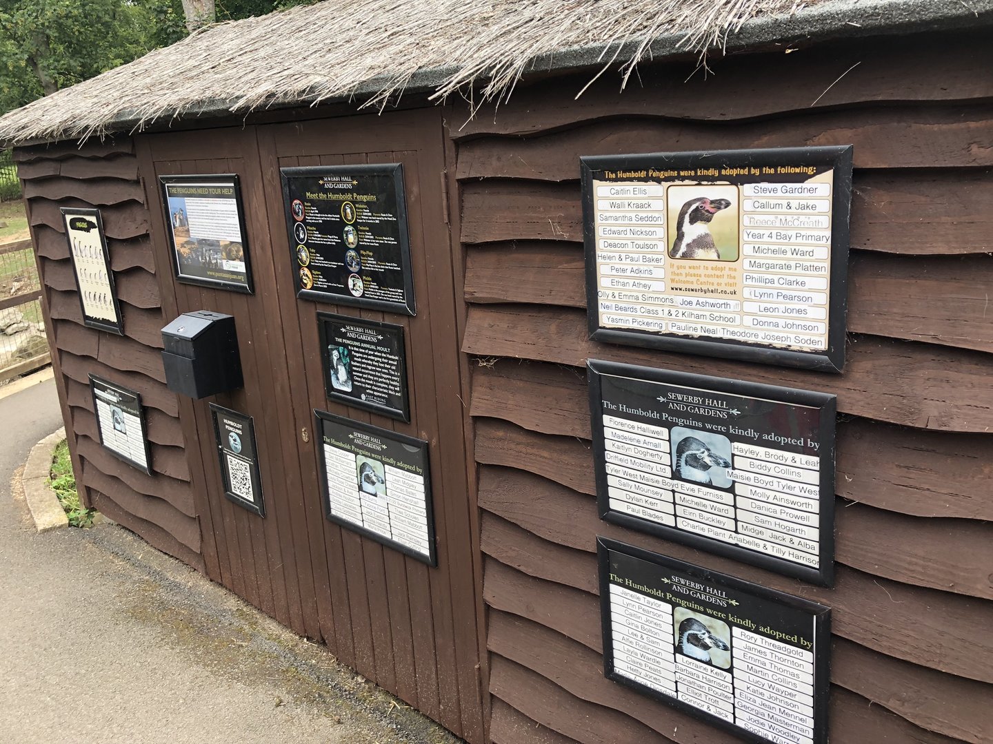 Penguin Signage at Sewerby Zoo (June 2023)