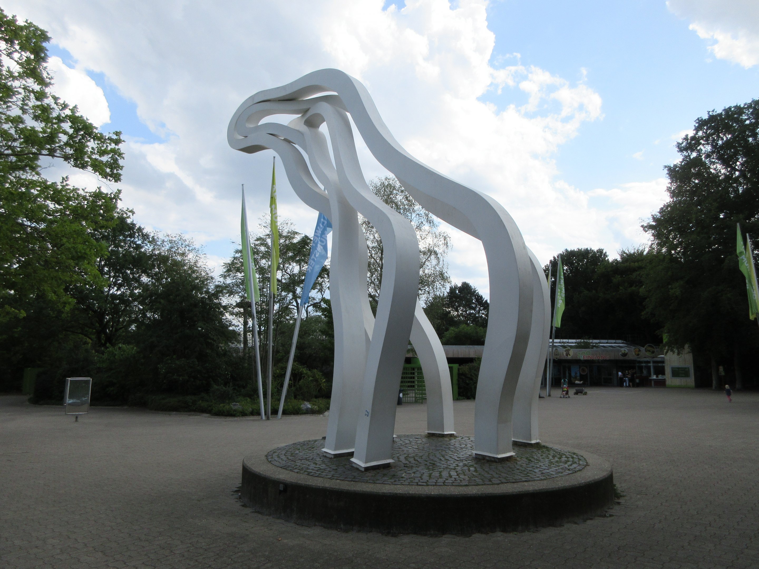 Penguin Statue (zoo entrance)