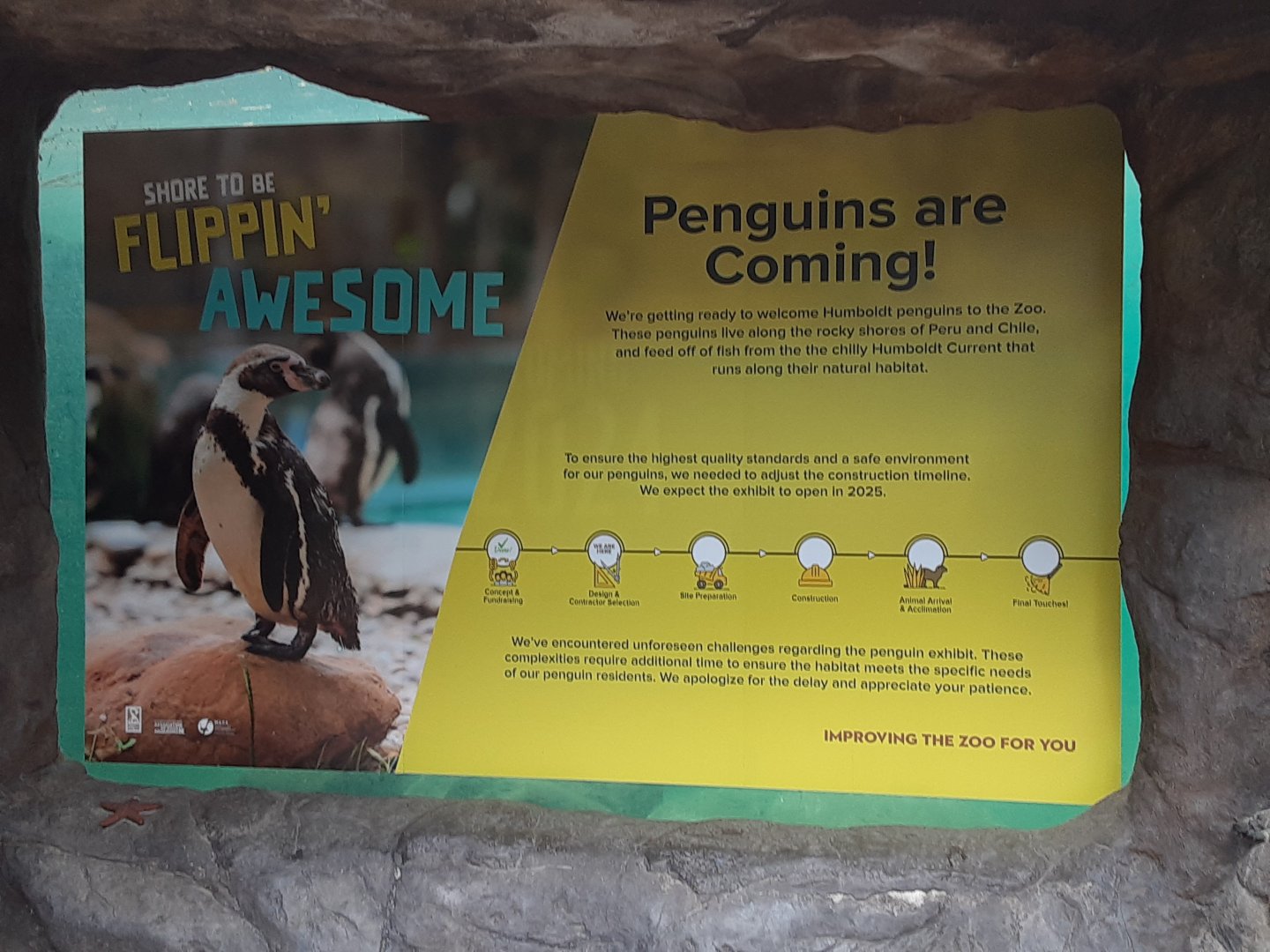 Penguins Coming Soon- Updated Signage