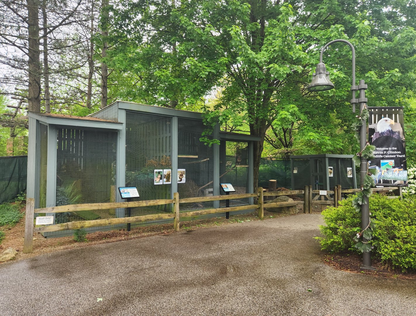 Penitentiary Glen Reservation - Raptor exhibits