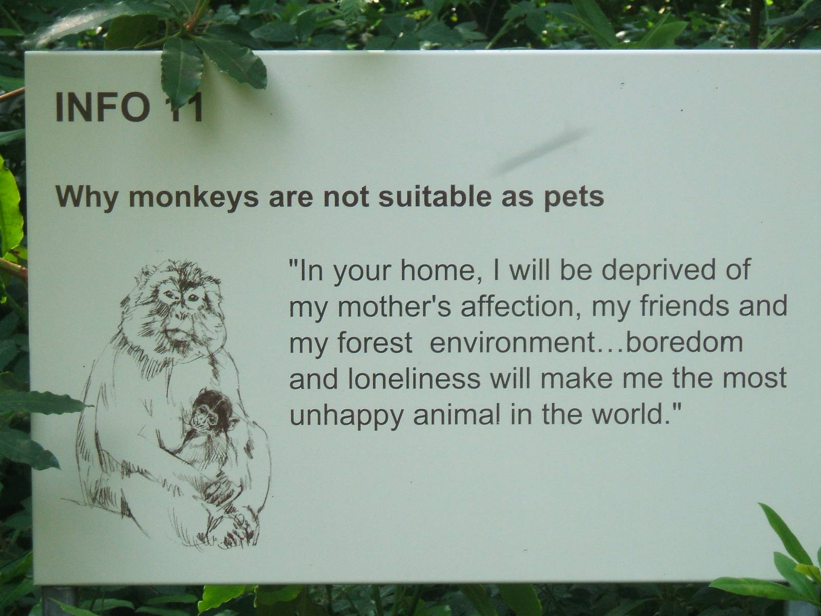 Pet sign