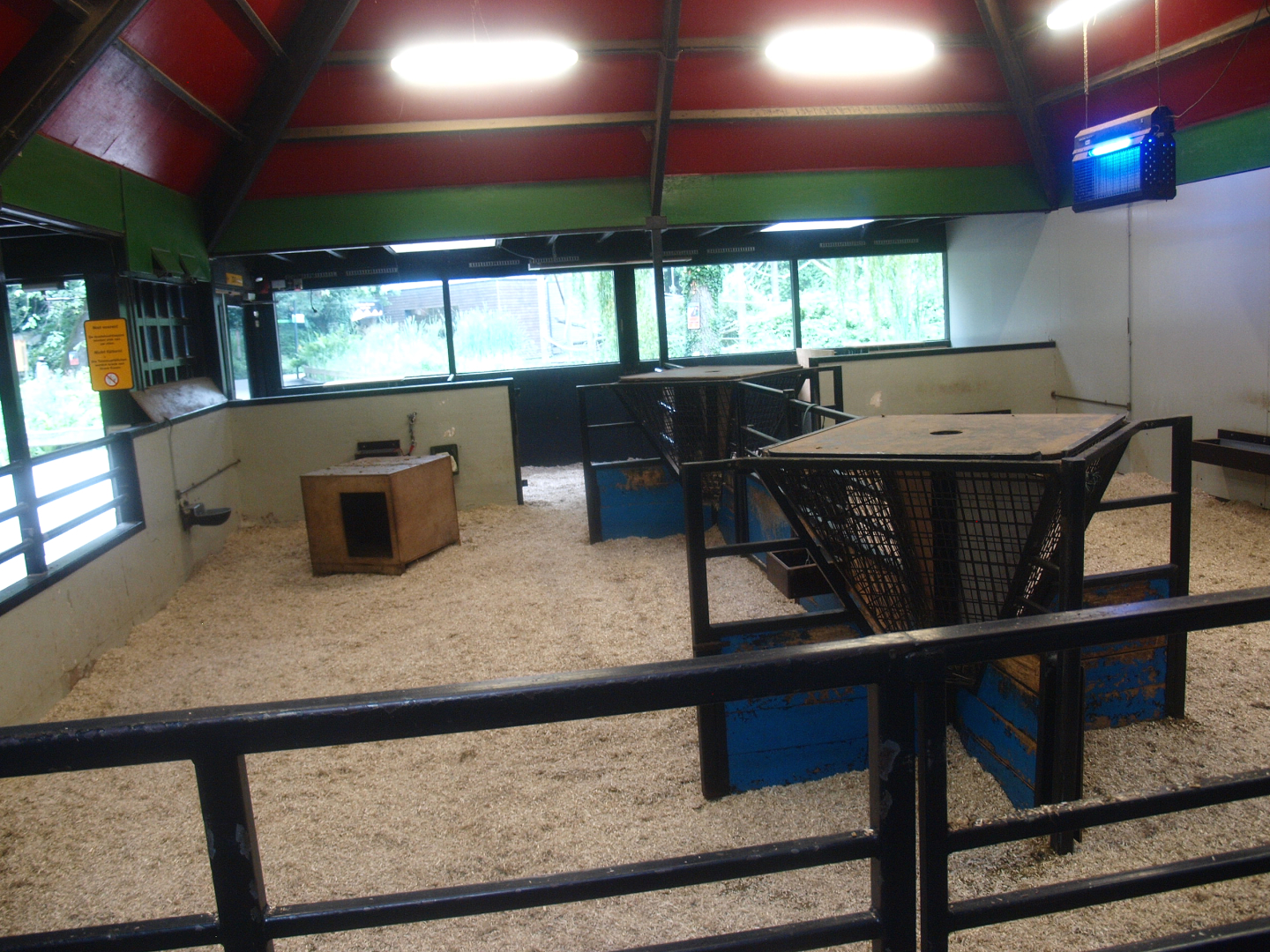 Petting zoo building - Indoor paddocks, 2015-07-19