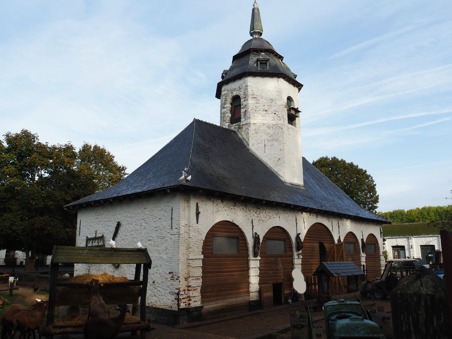 Petting zoo stable building - Old abbey coach house, 2019-10-04
