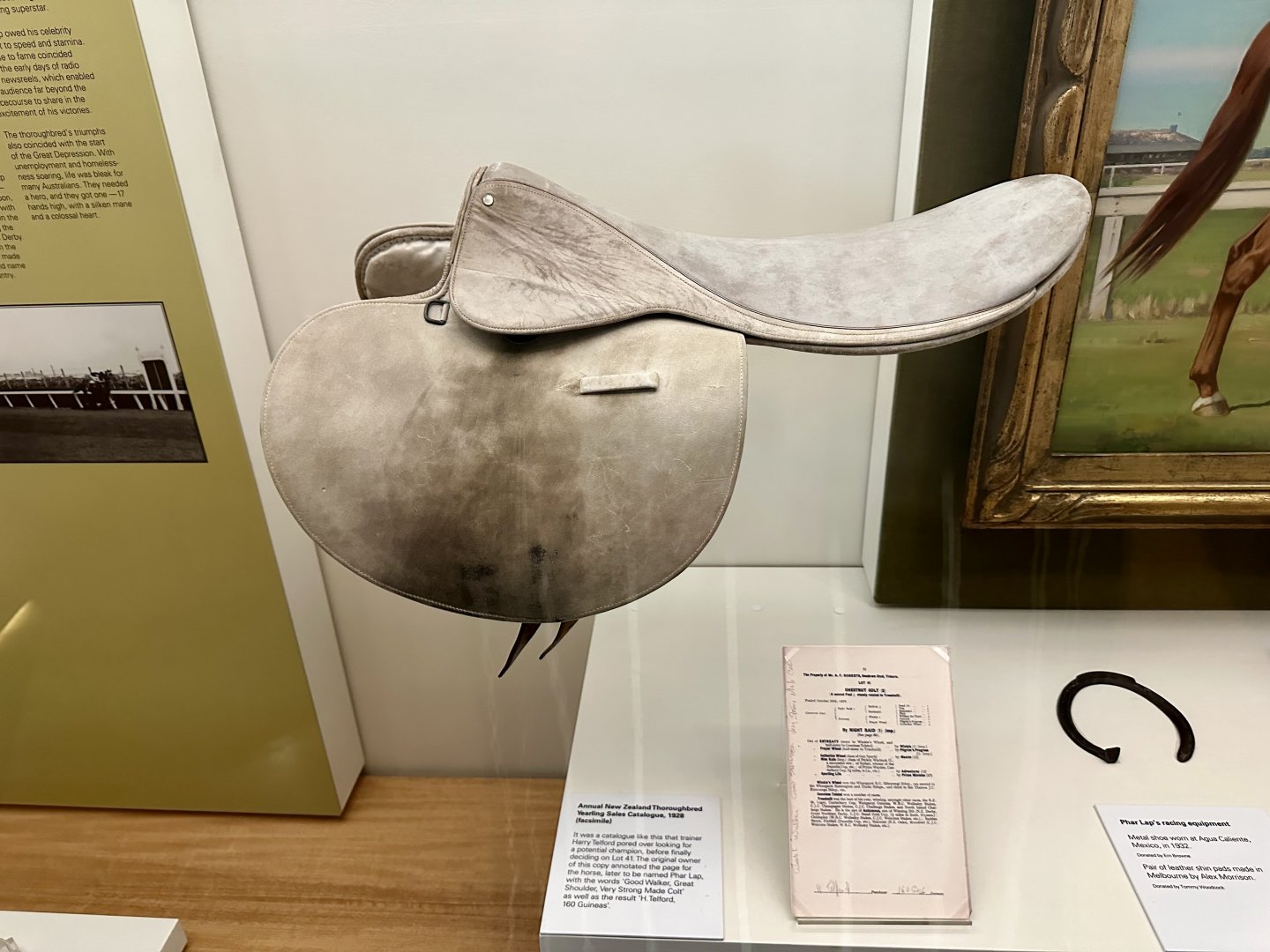 Phar Lap’s Training Saddle