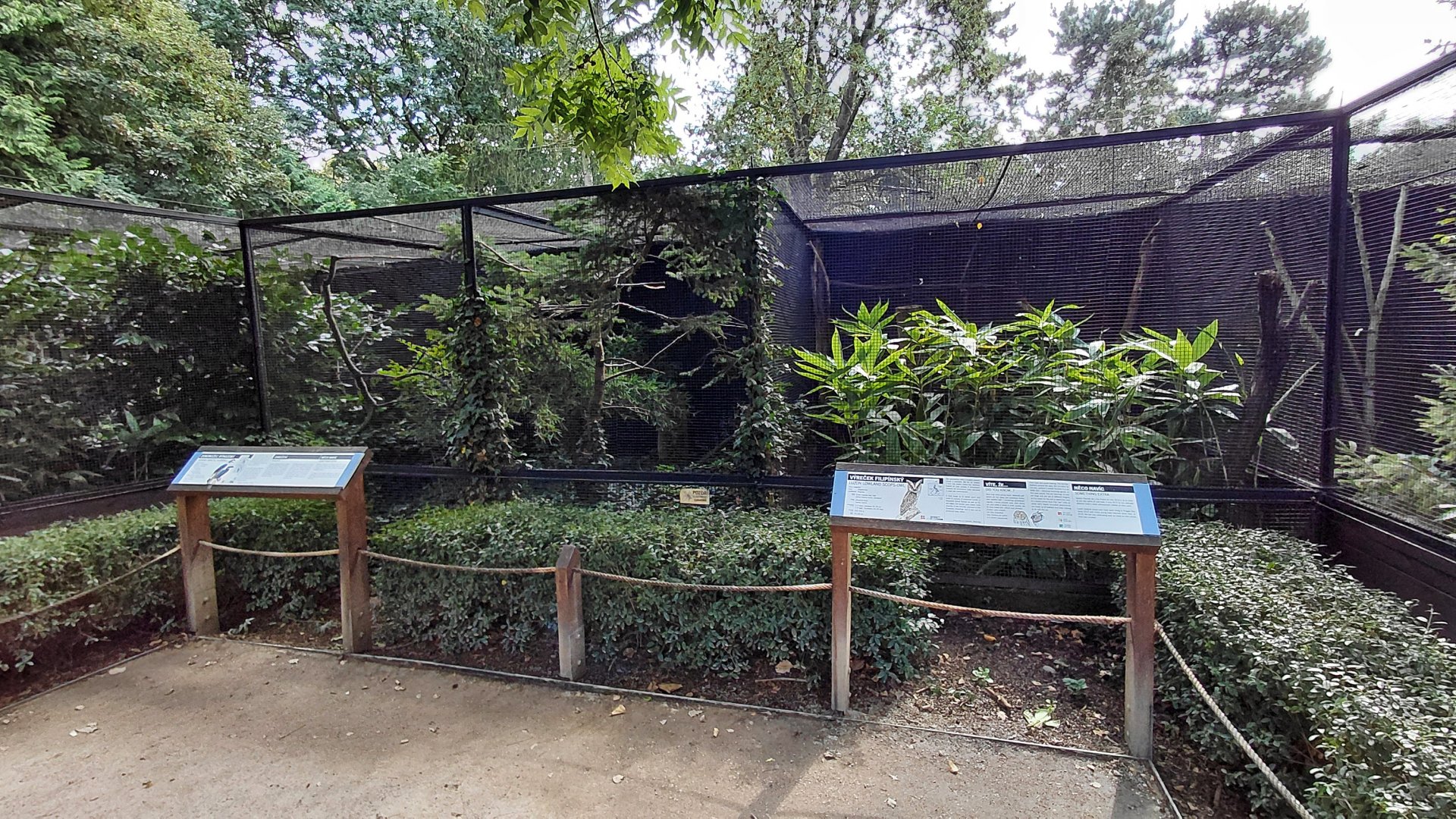 Pheasantry - hornbill + owl exhibits
