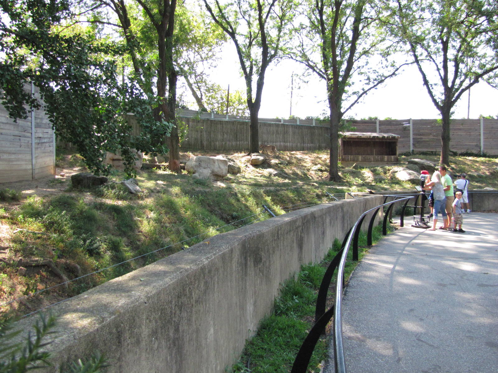 Philadelphia Zoo 2010 - Looking from Cheetah exhibit towards Wild Dog exhib