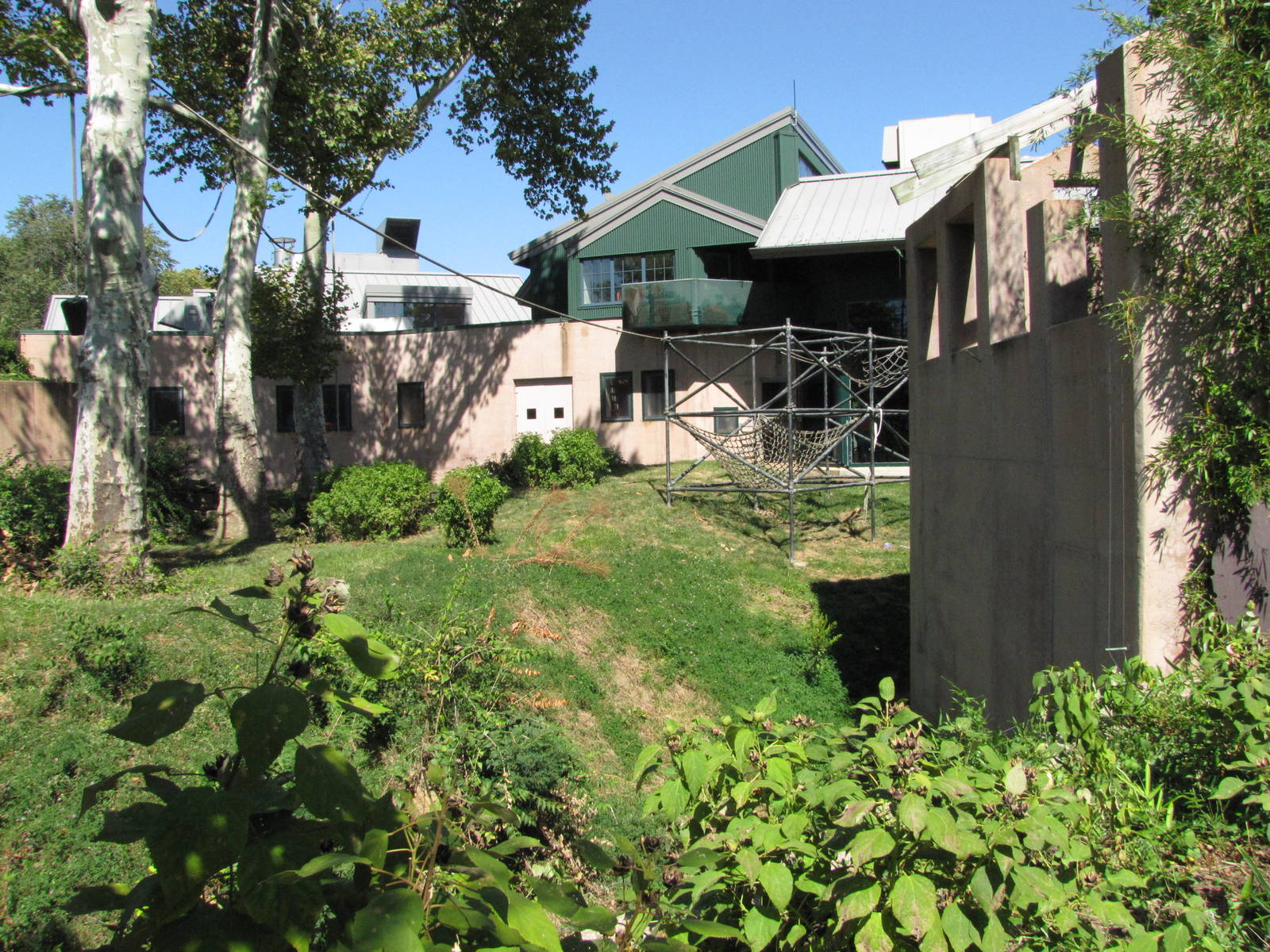 Philadelphia Zoo 2010 - Part of Sumatran Orangutan exhibit in PECO Primate