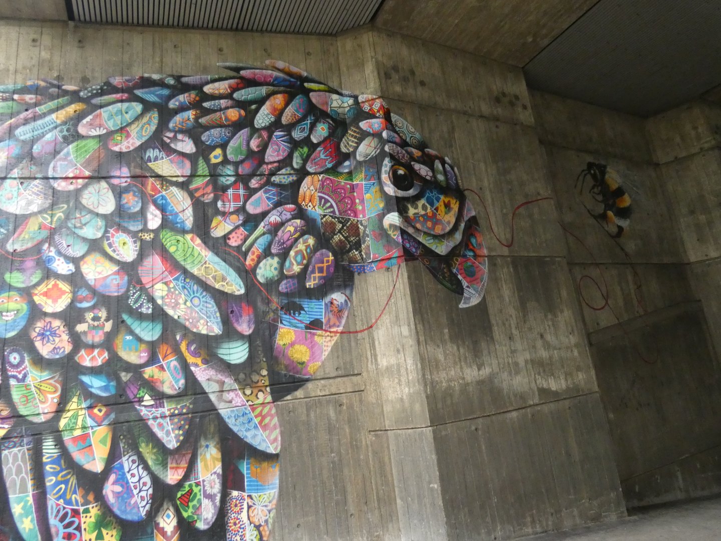 Philippine eagle mural