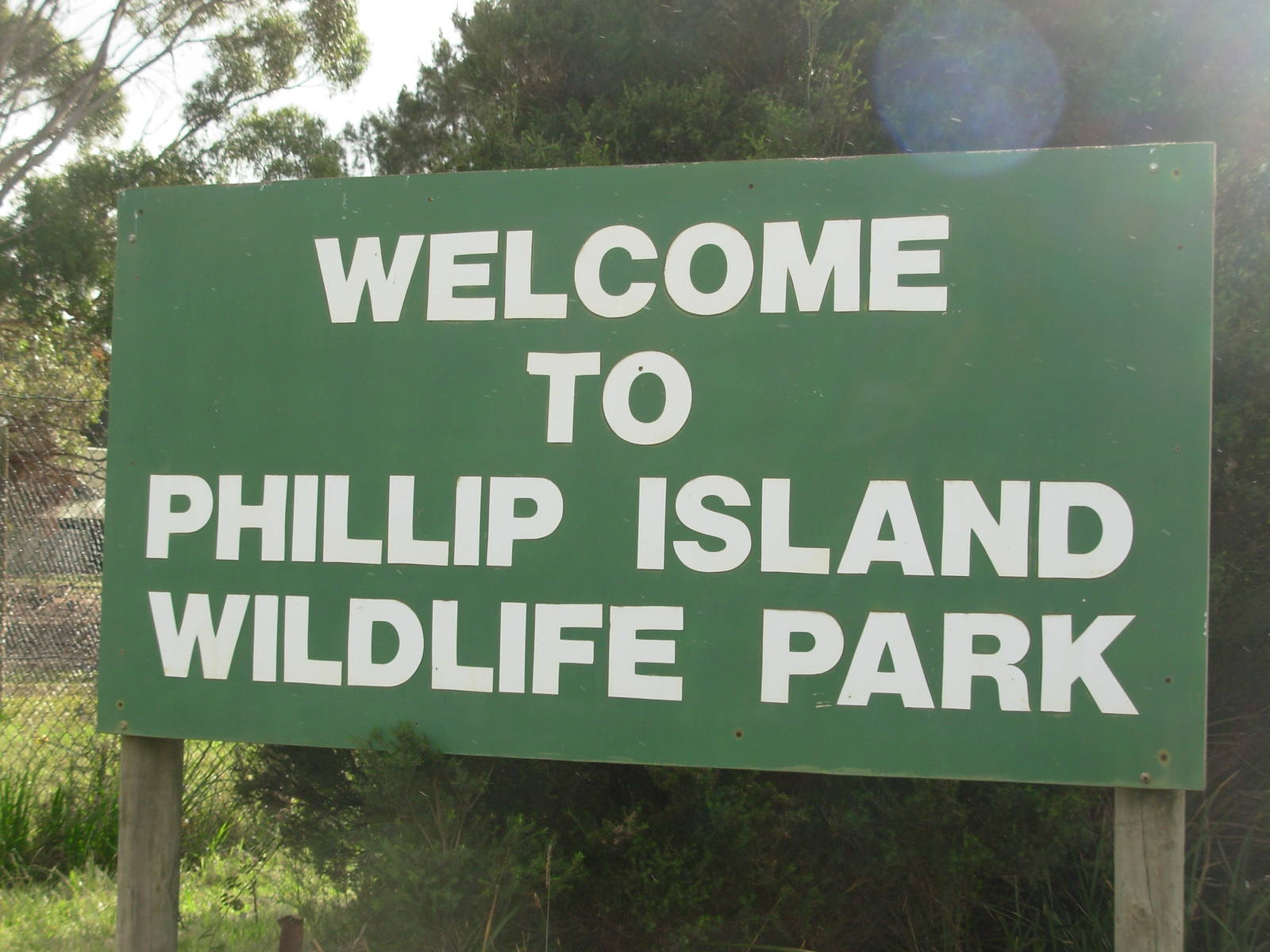 Phillip Island Wildlife Park - Entrance