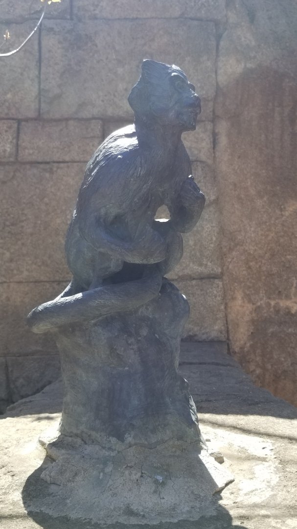 Philly - Big Cat Falls statue #7, primate
