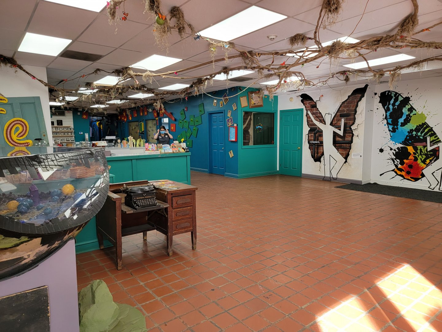 Philly Insectarium - Inside entrance