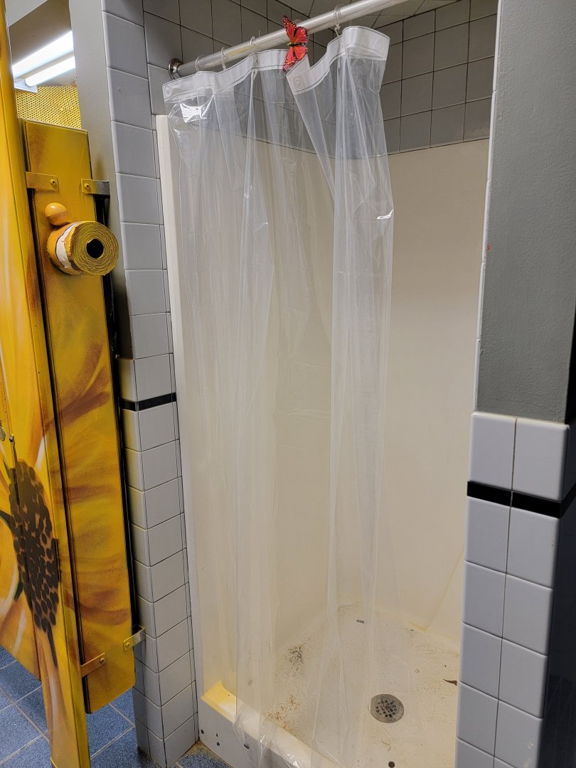 Philly Insectarium - Questionable shower in women's restroom