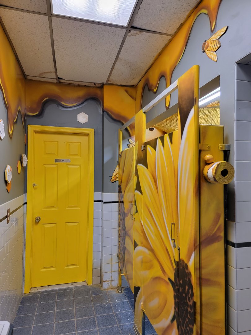 Philly Insectarium - Women's restroom