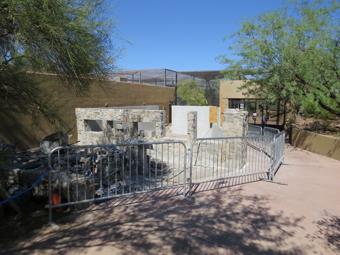 Phoenix Zoo New Arizona Trail Exhibit Construction 08/30/2025