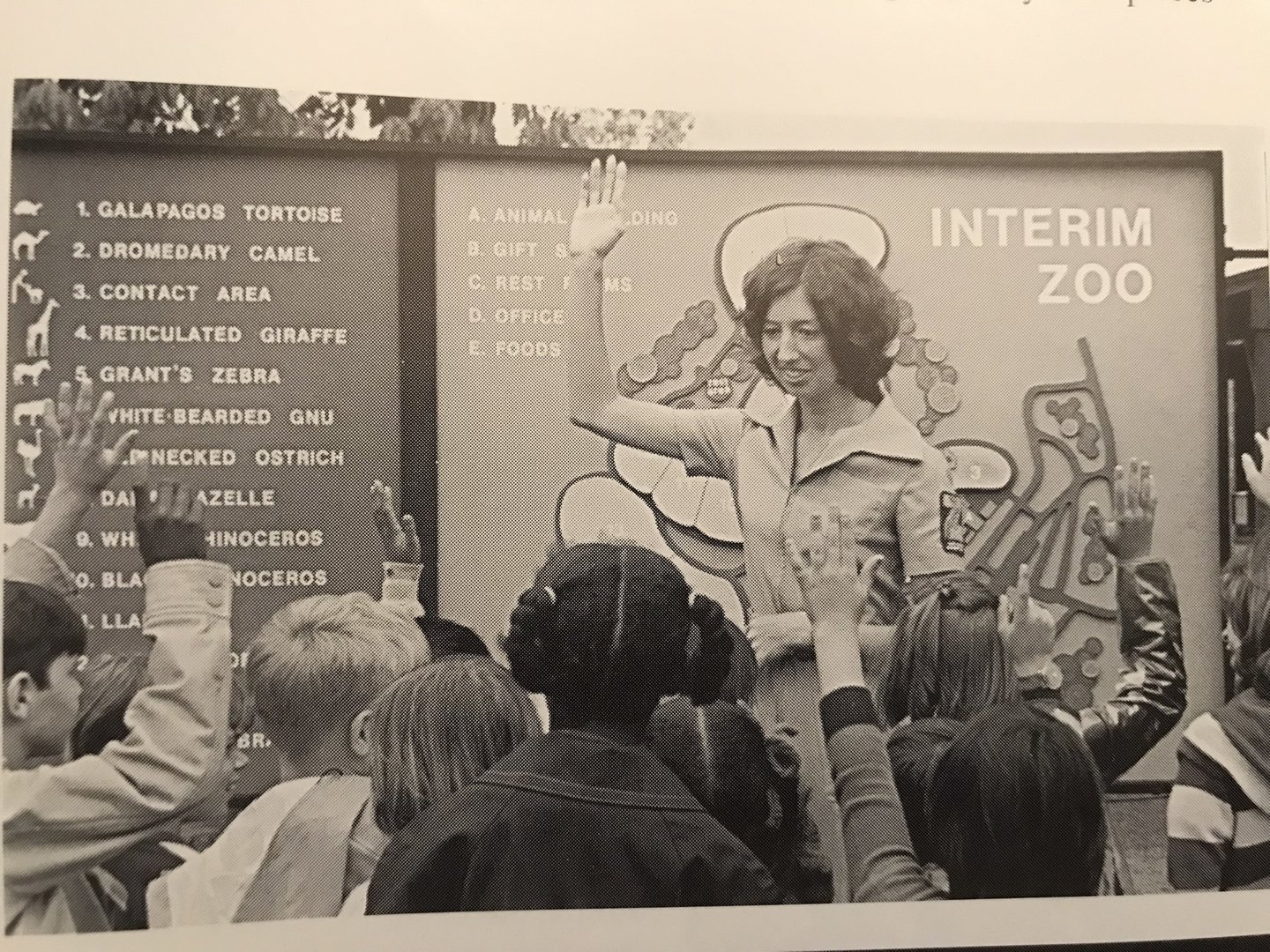 Photo of Interim Zoo Map 1979