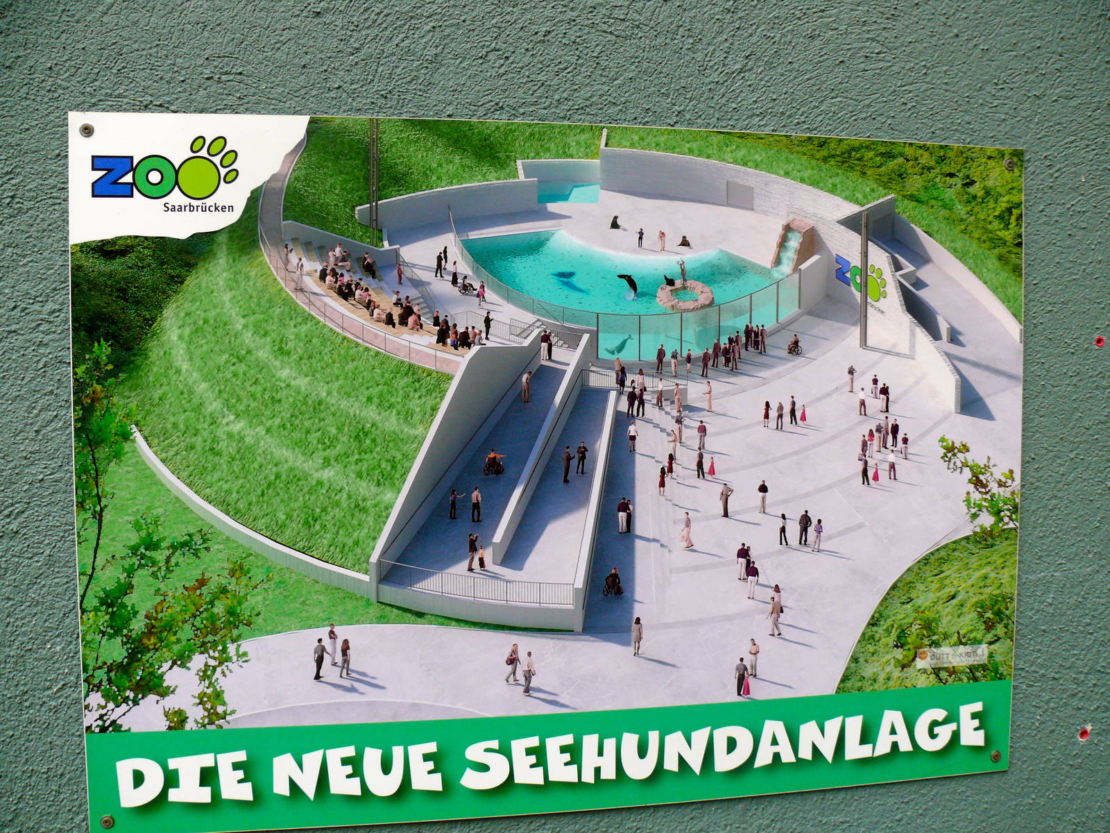 Picture of new seal pool