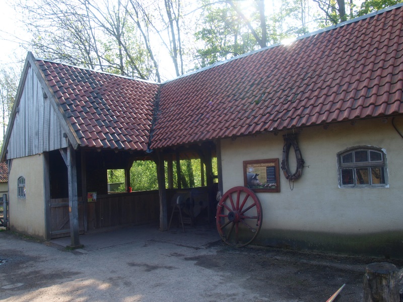 Pig and cow building (May 2nd, 2015)