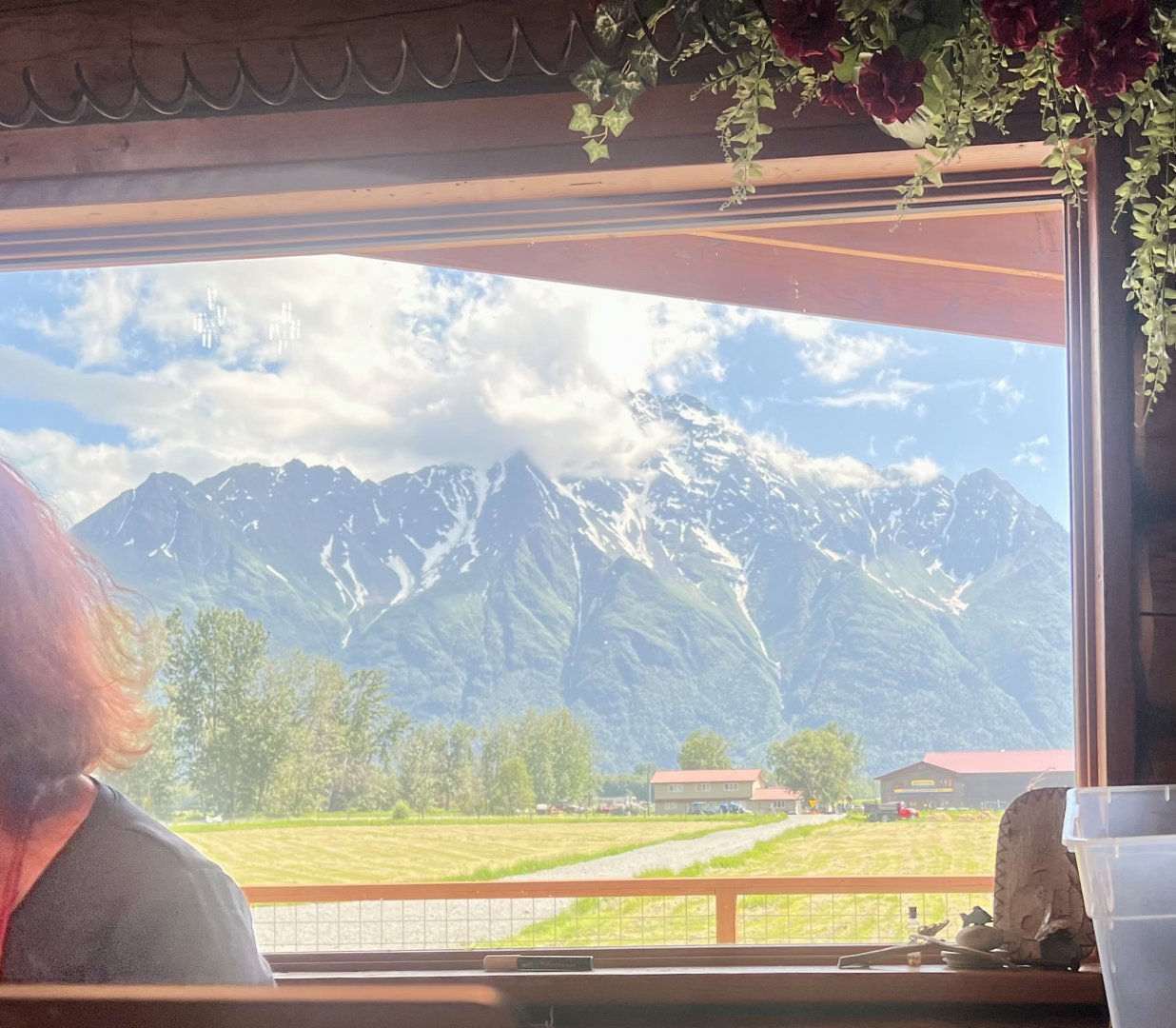 Pioneer Peak from Gift Shop
