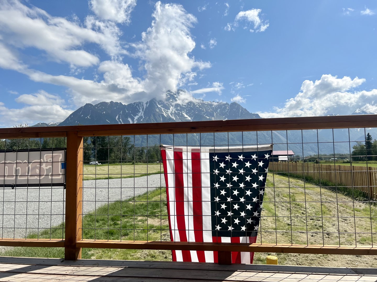 Pioneer Peak from the Gift Shop