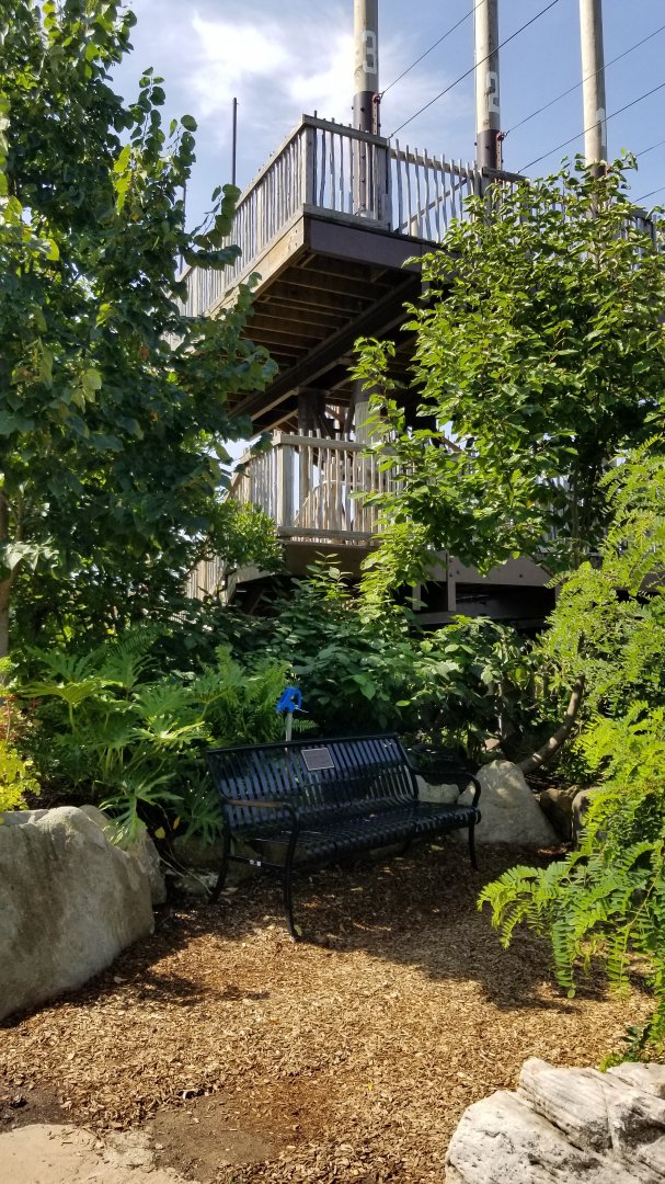 Pittsburgh 8/21 - End of zipline