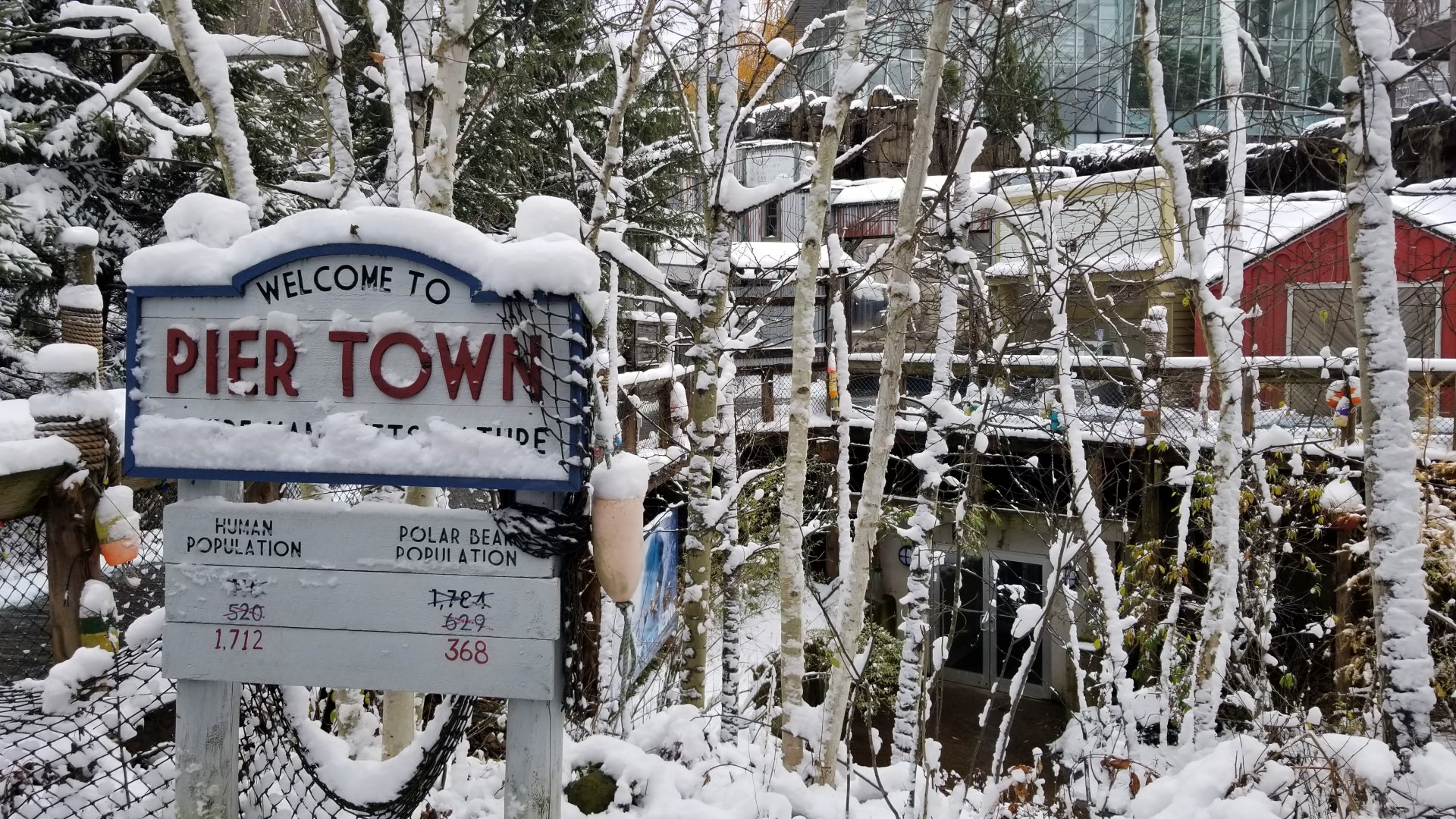 Pittsburgh Zoo - Entrance to Pier Town, the Alaska area