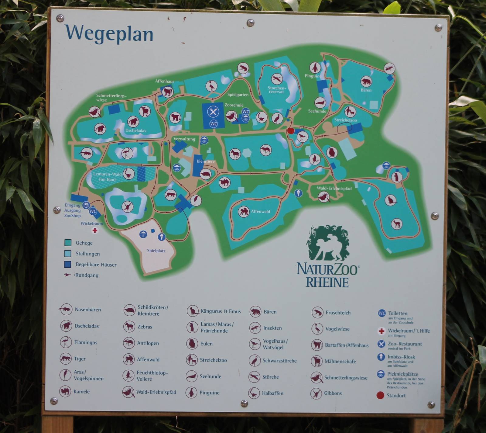 Plan Naturzoo Rheine