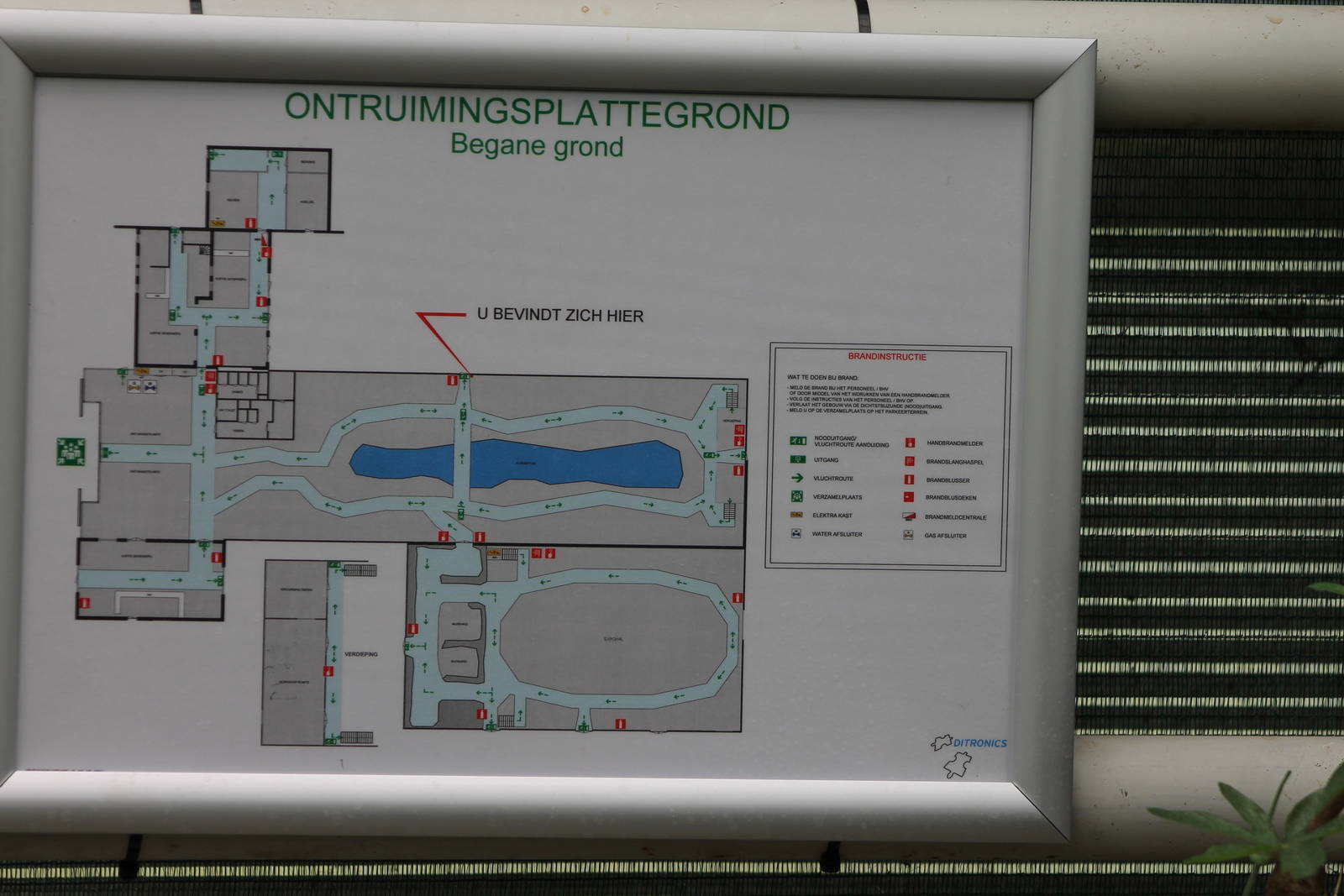 plan of berkenhof's tropical zoo