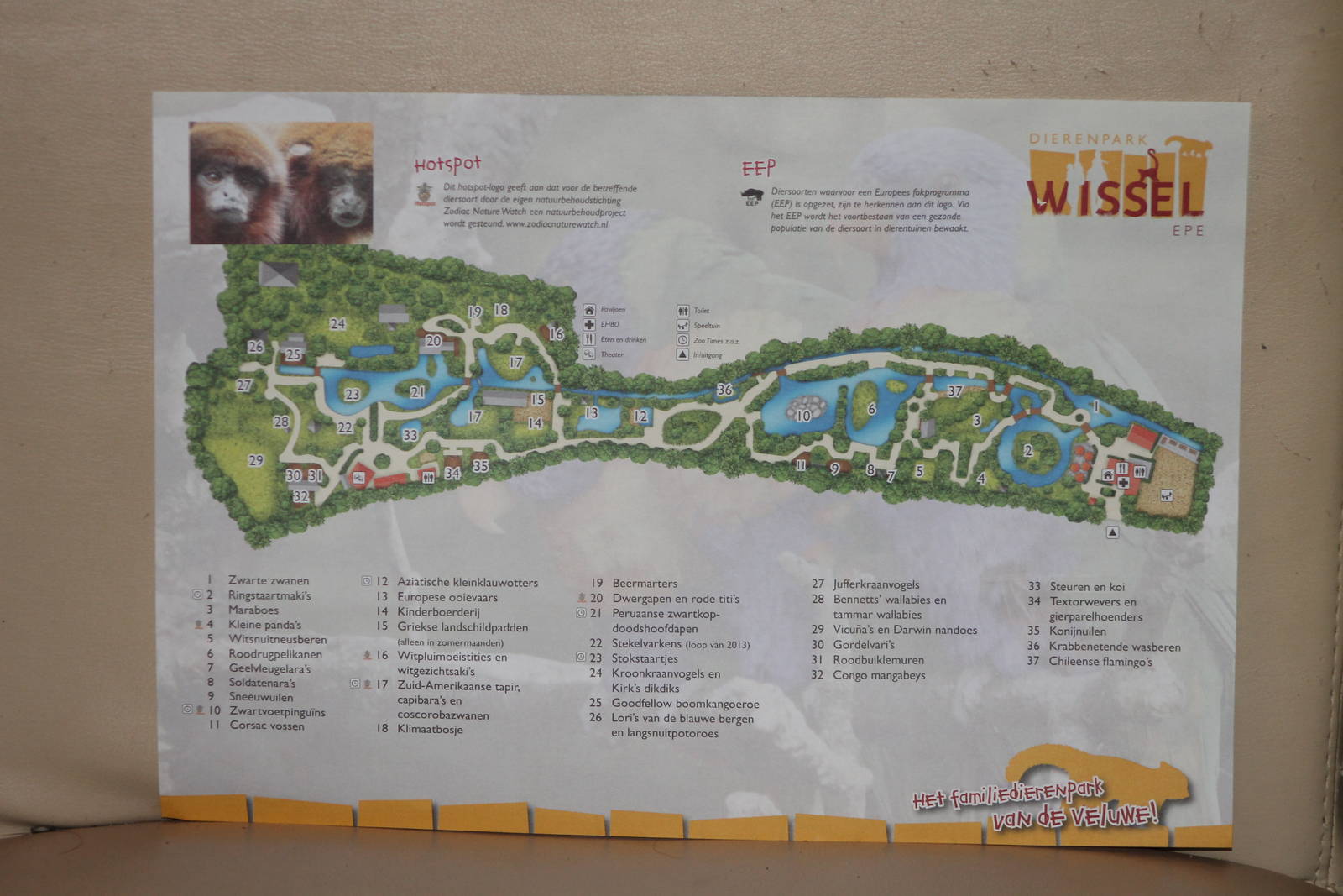 Plan of Dierenpark Wissel
