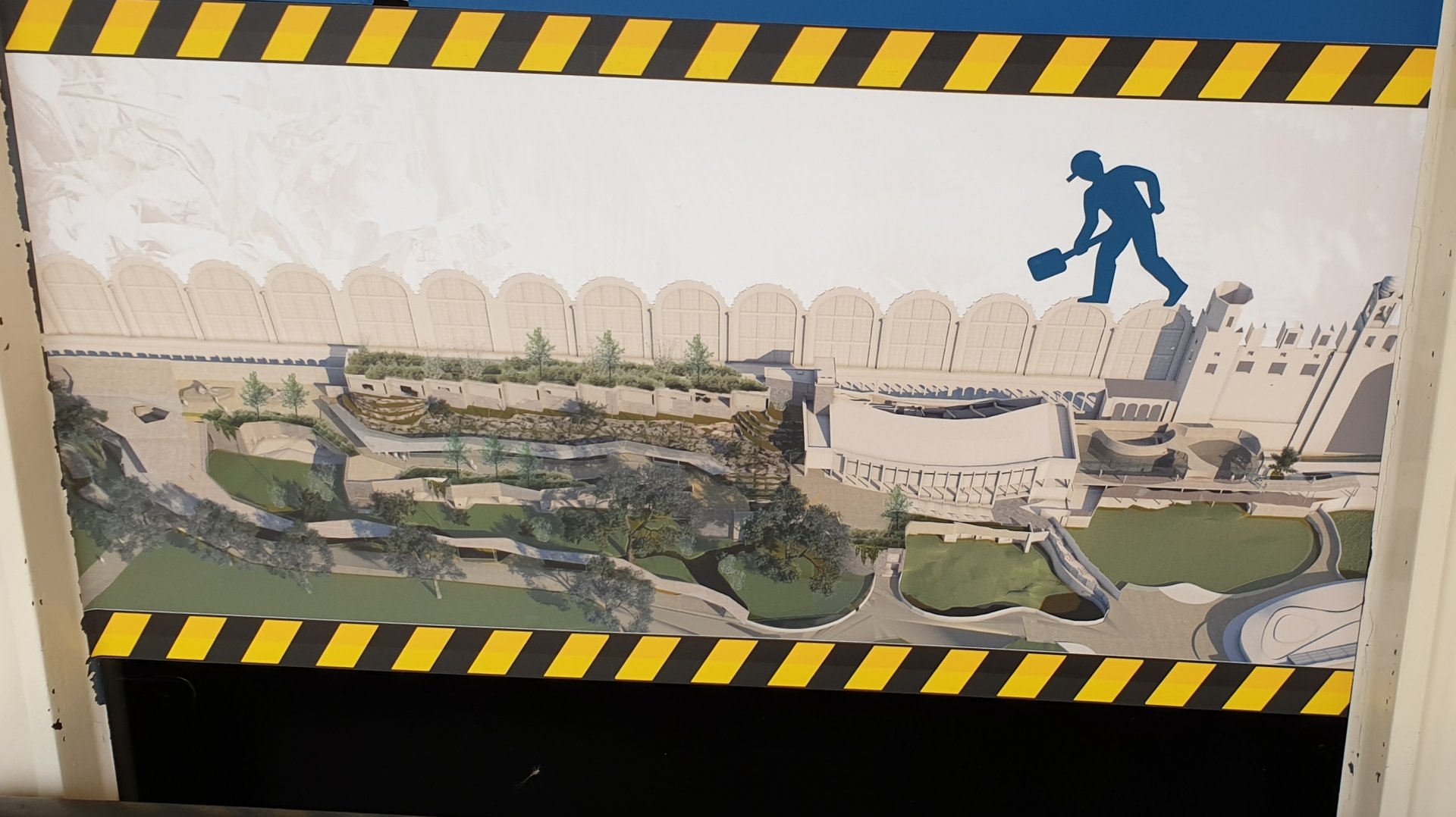 Plan of new Sea-lion - Tiger and Snow leopard enclosures