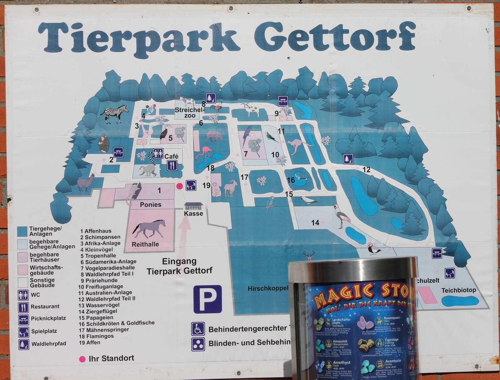 Plan of the park