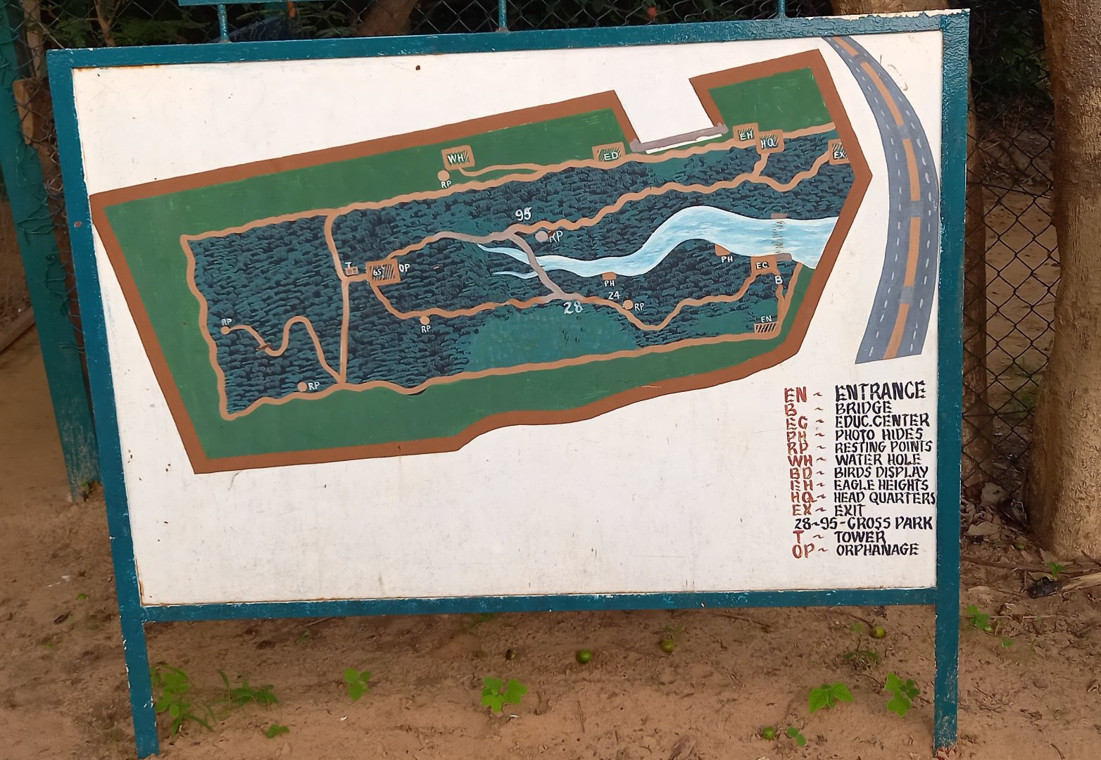 Plan of the Reserve