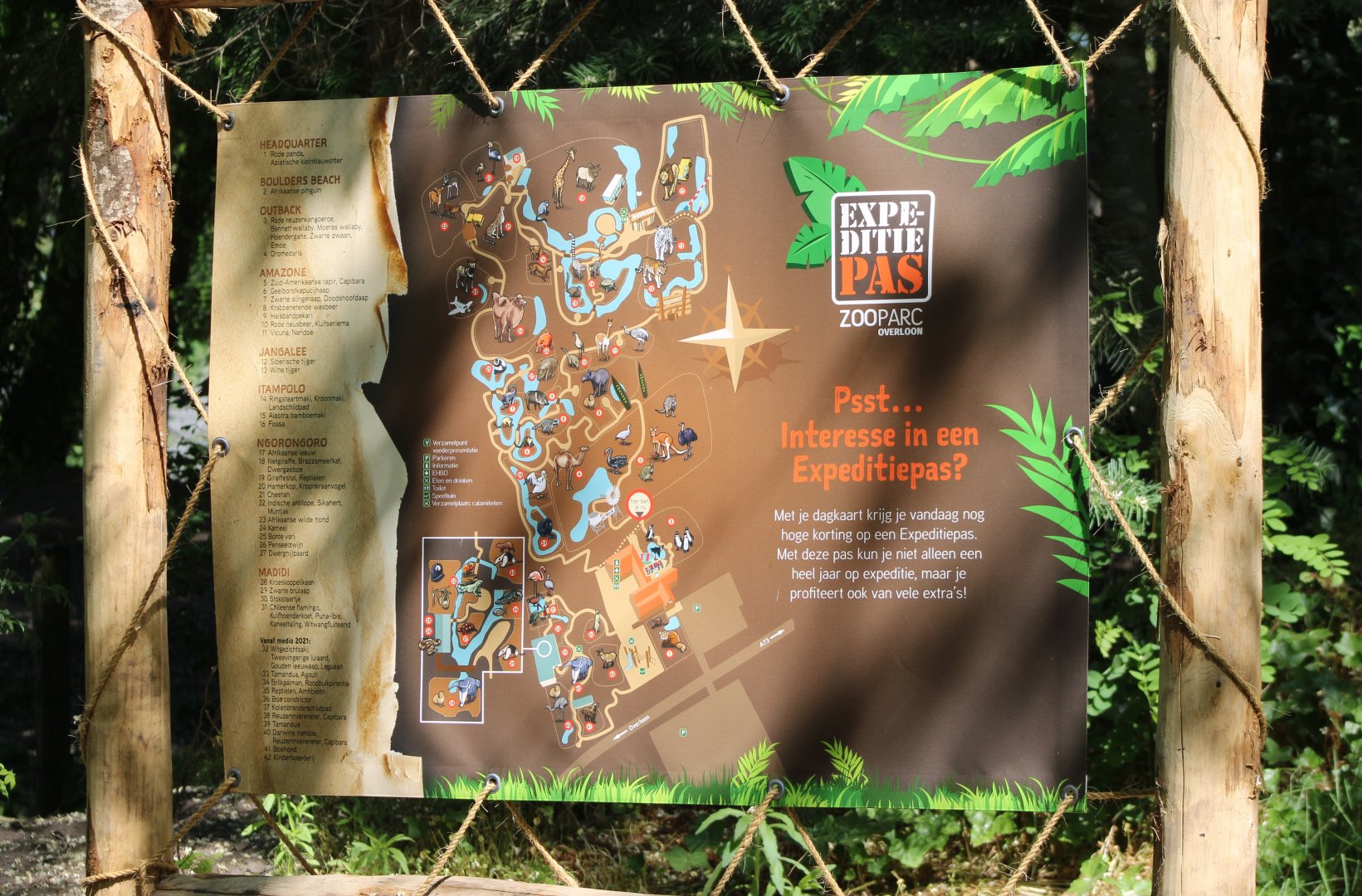 Plan of Zoo Parc Overloon -2921