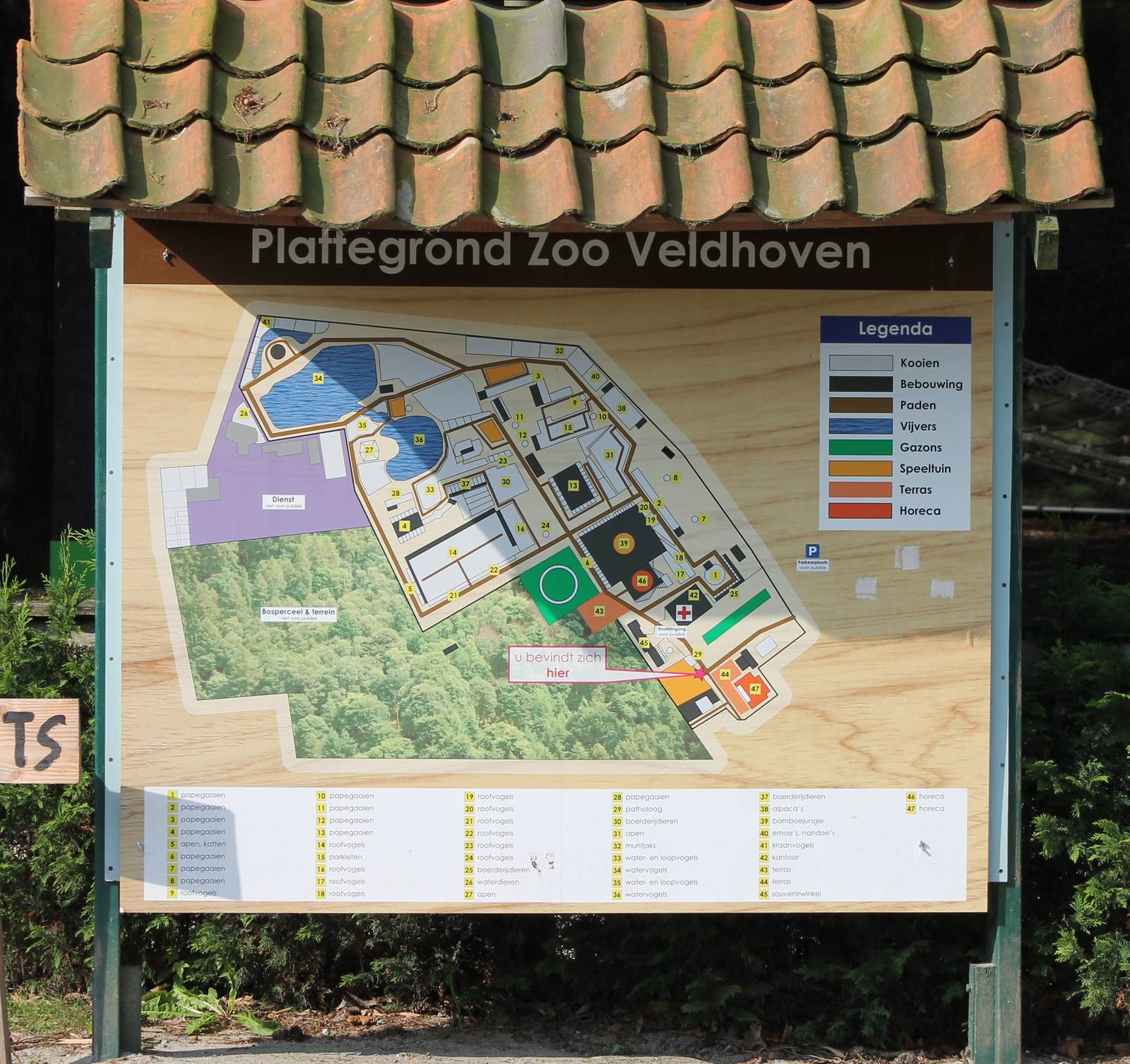 Plan of Zoo Veldhoven