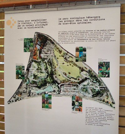 Plan zoo de Vincennes Paris