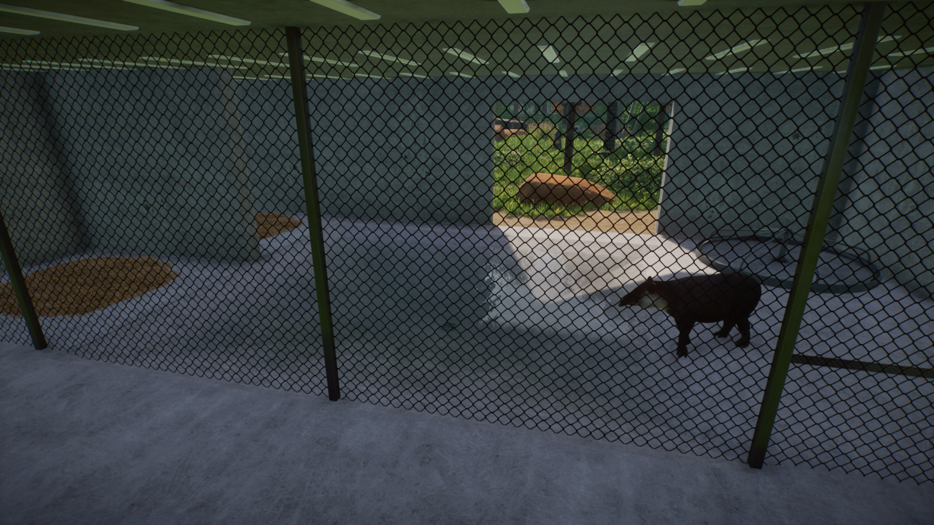 Planet Zoo - Baird's Tapir Off-Show Area