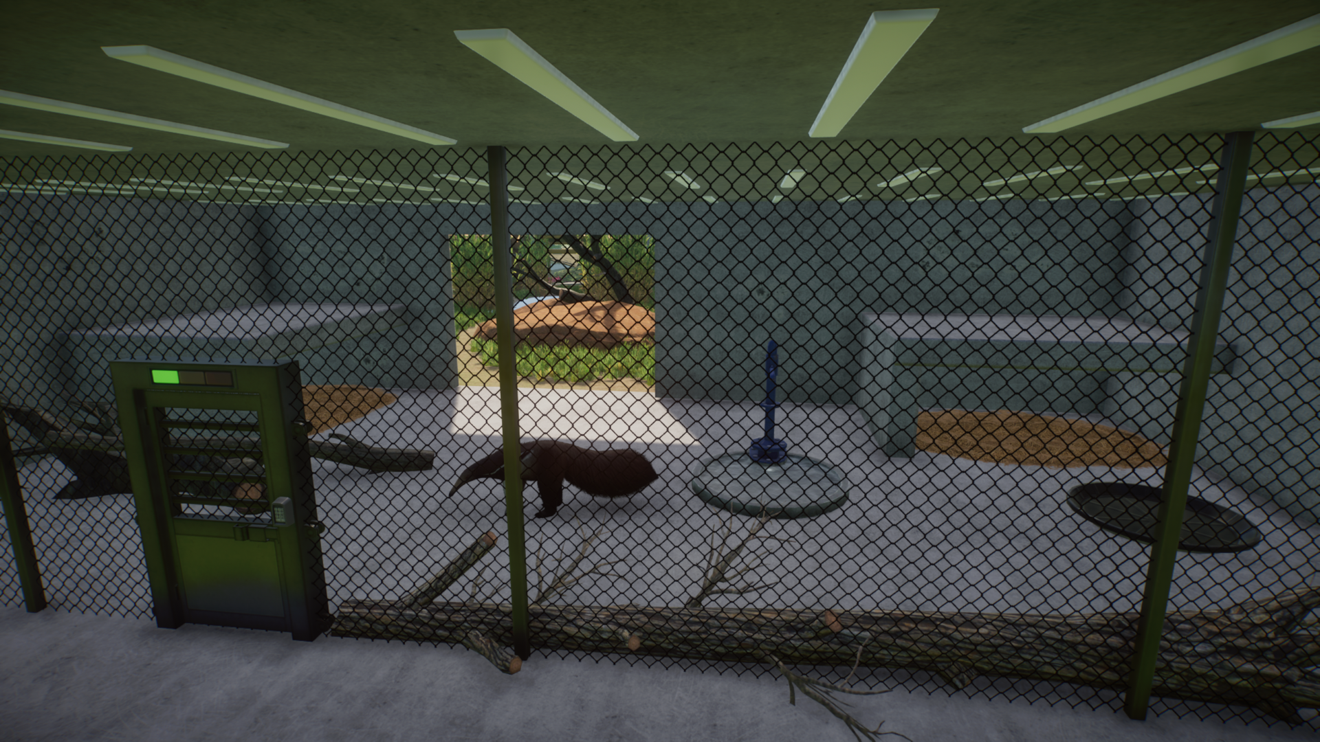 Planet Zoo - Giant Anteater Off-Show Area