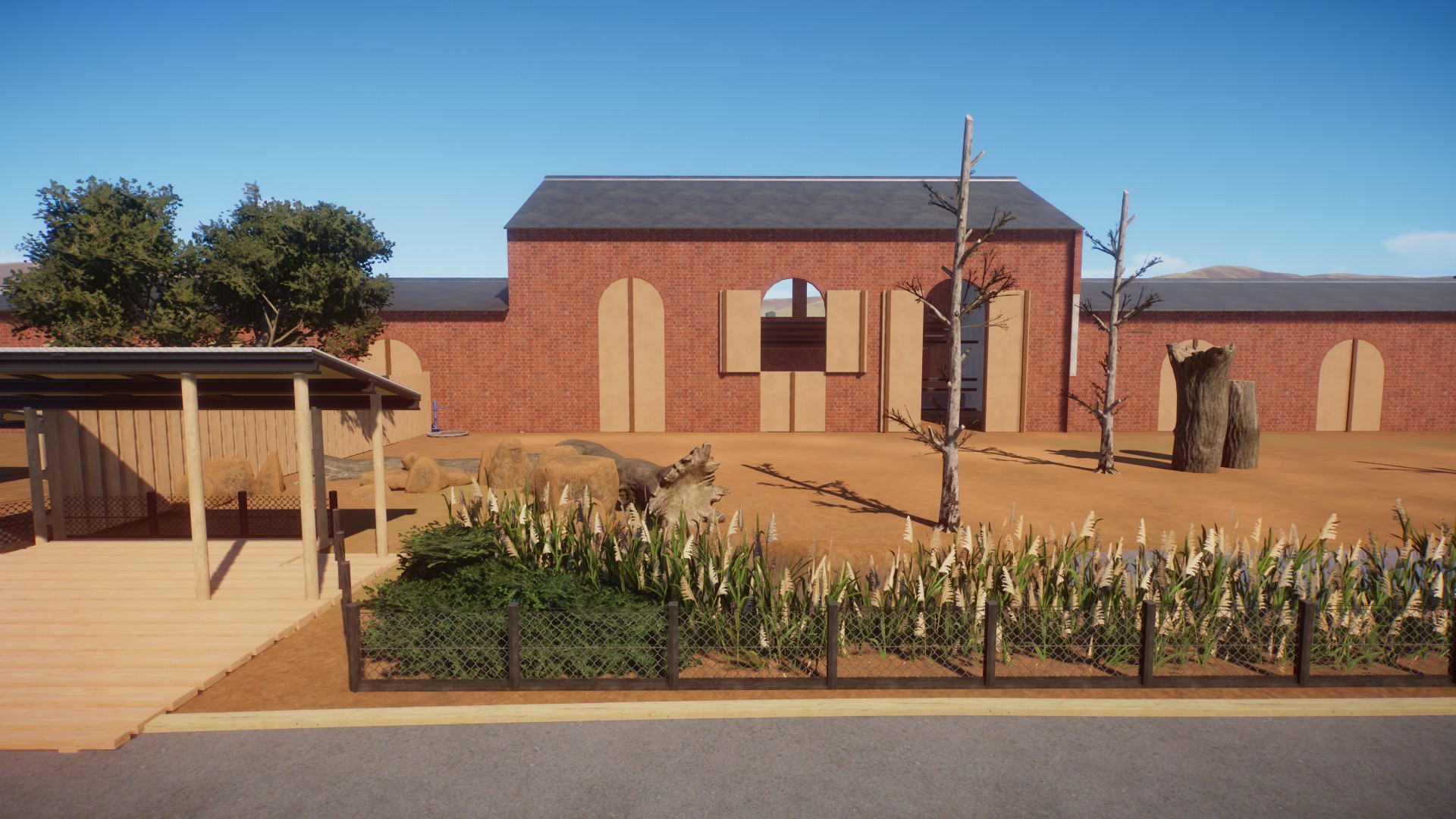 Planet Zoo: The Cotton Terraces, Giraffe Exhibit