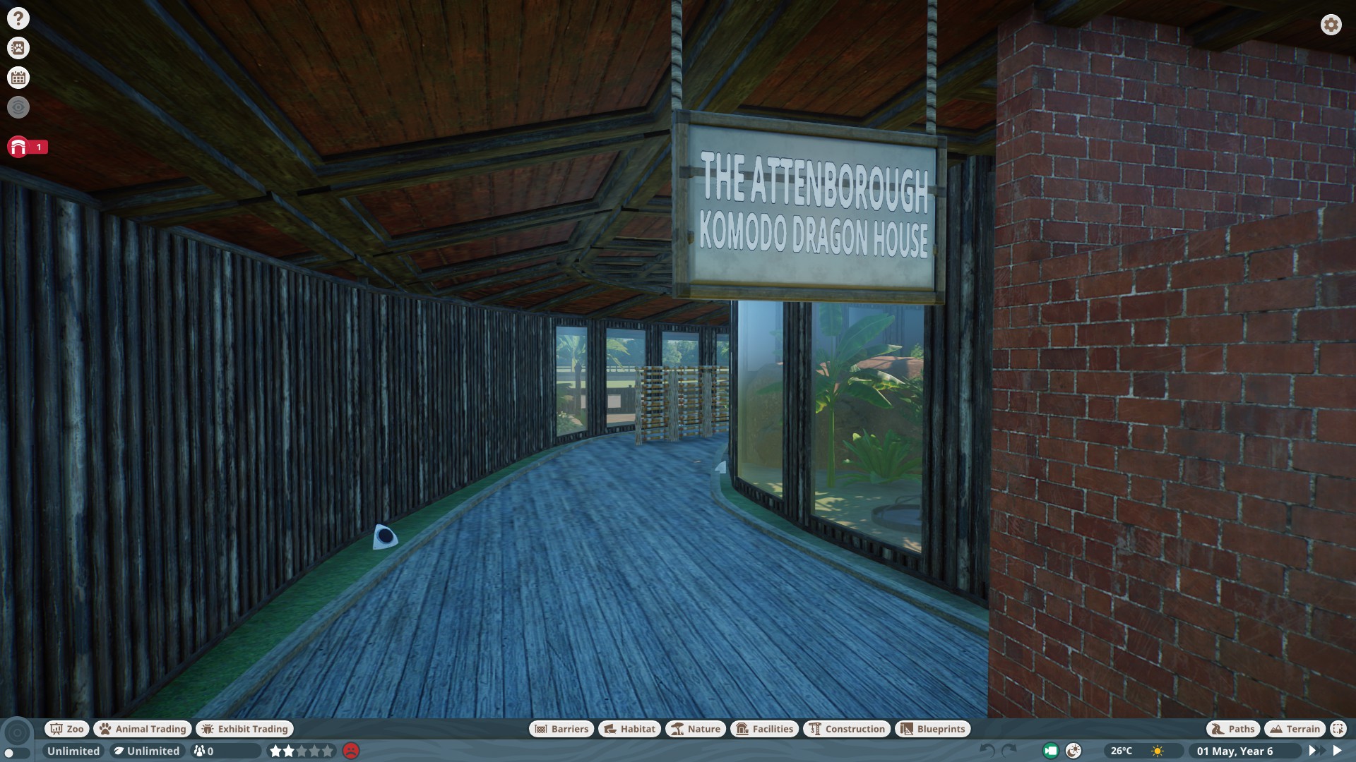 Planet Zoo: ZSL London Zoo: Komodo Dragon House Entrance 1