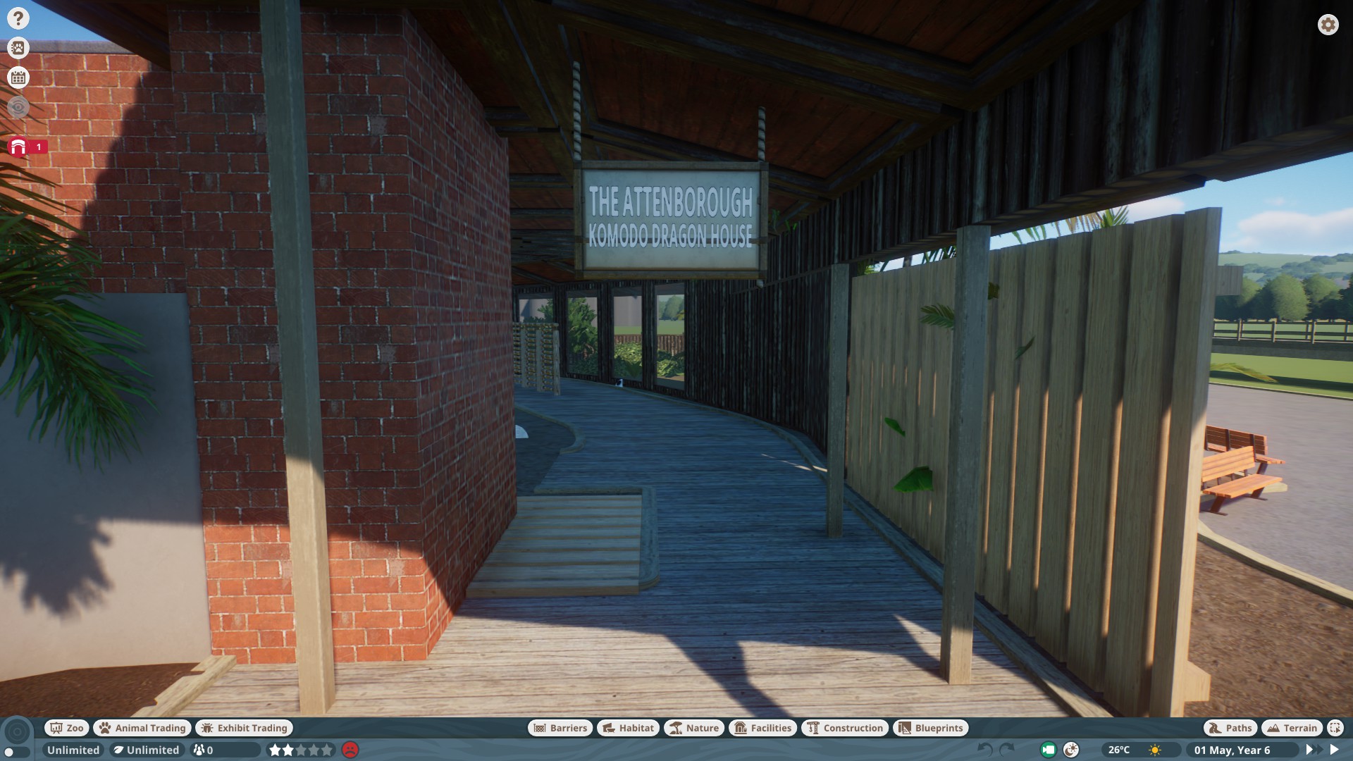 Planet Zoo: ZSL London Zoo: Komodo Dragon House Entrance 2