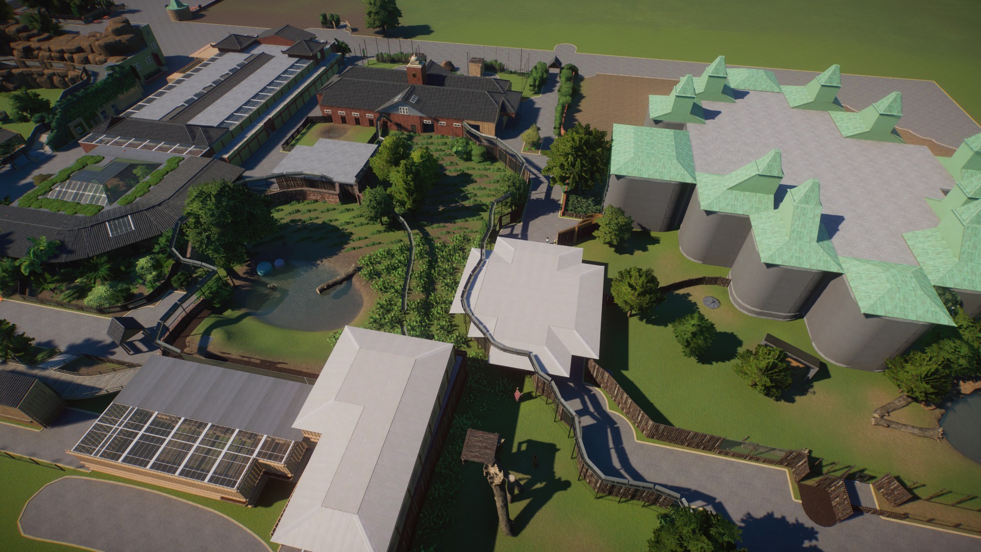 Planet Zoo: ZSL London Zoo: view of zoo so far