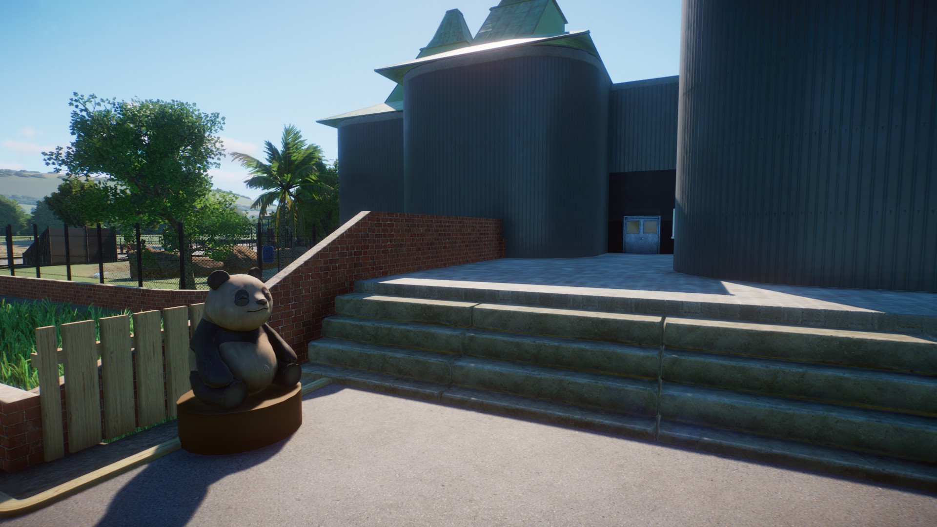 Planet Zoo: ZSL London Zoo: view towards Casson entrance