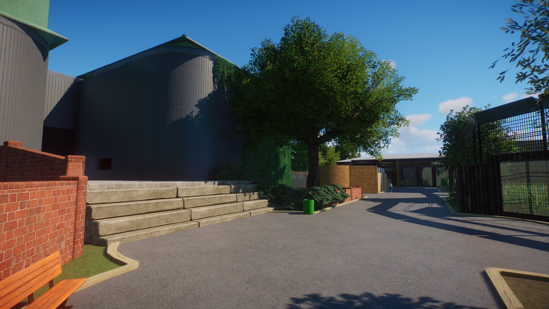 Planet Zoo: ZSL London Zoo: view towards Casson / Tiger Territory